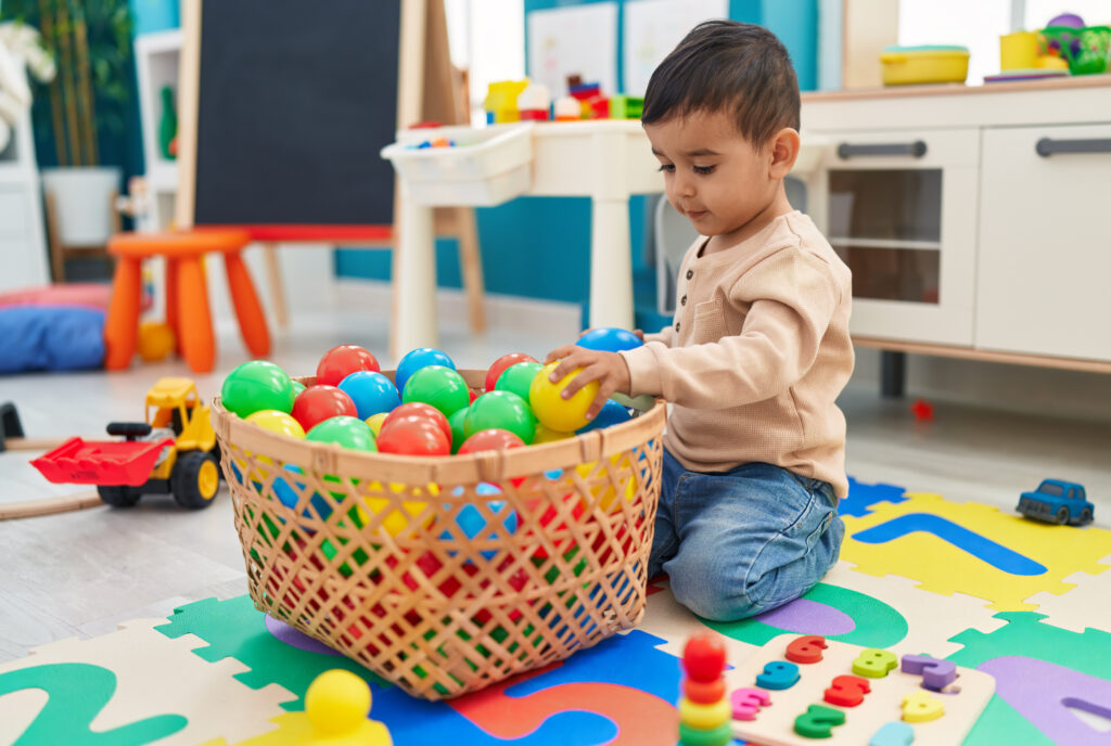 Play-based learning environment emphasizing the role of play in growth