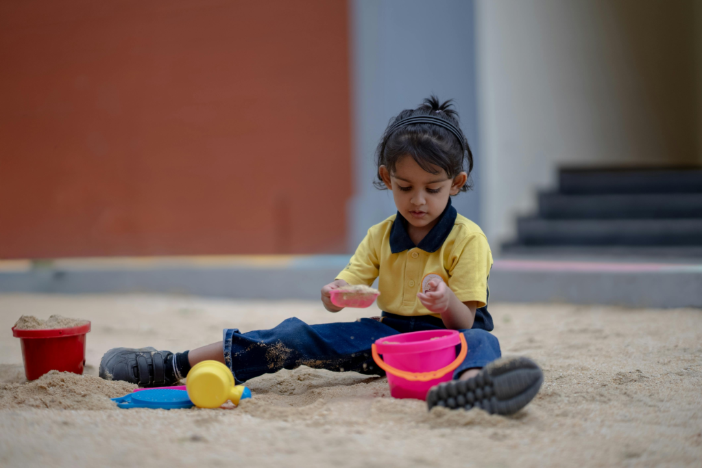 Play-based learning environment promoting healthy child development