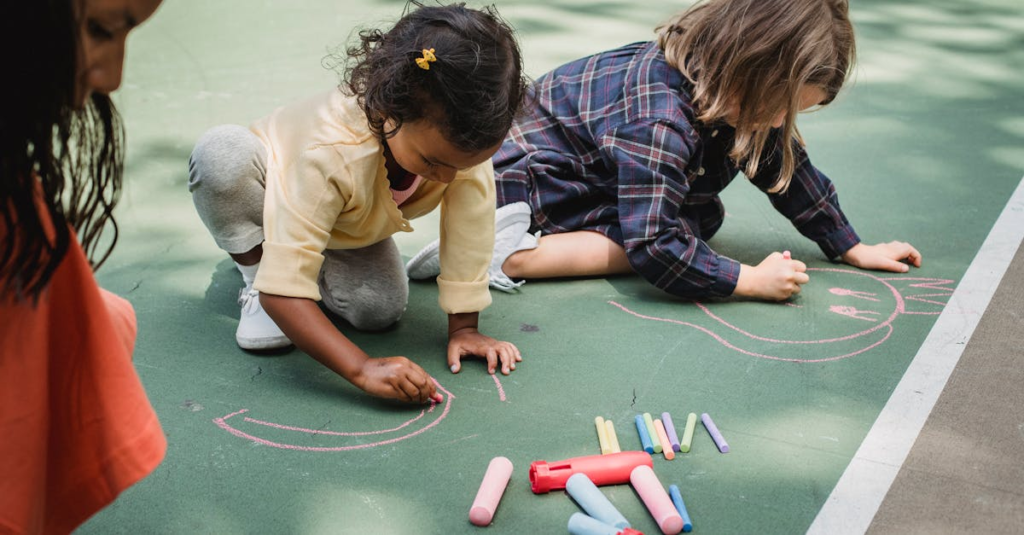 Children engaged in activities that support child development in early years