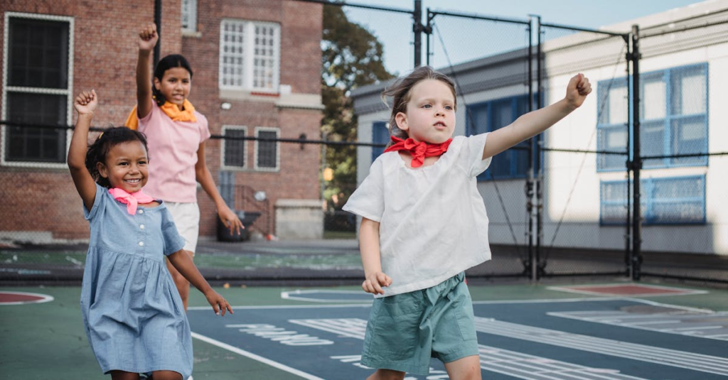 Kids developing skills through playful benefits in a preschool environment